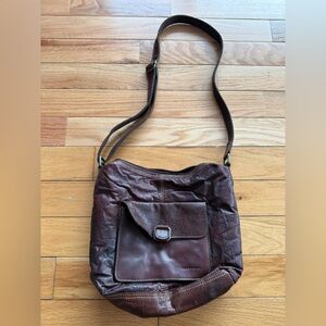 Brown Leather Jack Georges bag